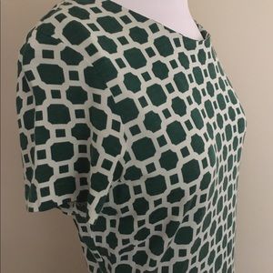Banana Republic Green Dress Size 8 Short Sleeve